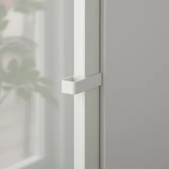 IKEA HÖGBO Usa sticla, alb, 40x192 cm