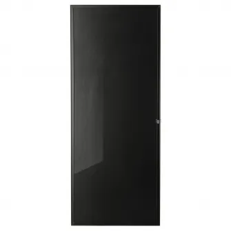 IKEA HÖGBO Usa sticla, negru, 40x97 cm