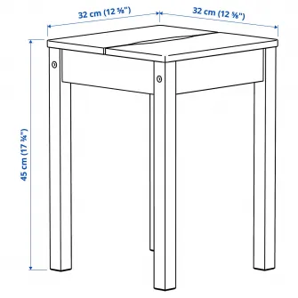 IKEA HÄGERNÄS Taburet, pin