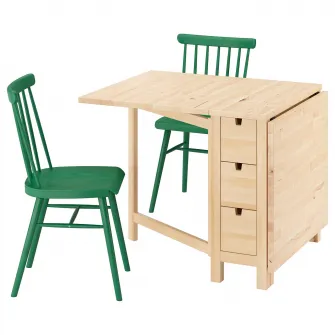 IKEA HÖGVED Scaun, verde