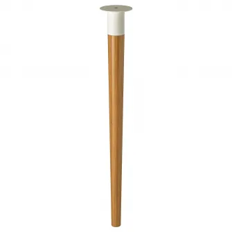 IKEA HILVER Picior conic, bambus, 70 cm
