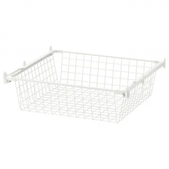 IKEA HJÄLPA Cos metalic+sina culisanta, alb, 60x55 cm