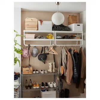 IKEA HÖLJES Lustra, alb, 25 cm