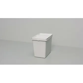 IKEA HÅLLBAR Cos cu capac, gri, 22 l