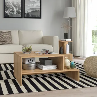 IKEA HOLMERUD Masuta cafea, aspect stejar, 90x55 cm