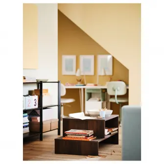 IKEA HOLMERUD Masuta cafea, maro-i, 90x55 cm