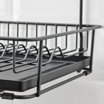 IKEA HULTARP Suport vesela, negru