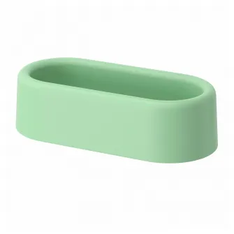 IKEA HUMLESJÖN Cos cu ventuza, verde deschis, 26x13x7 cm