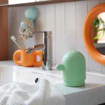 IKEA HUMLESJÖN Dozator sapun, verde deschis