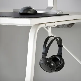 IKEA HUVUDSPELARE Birou de gaming, bej, 140x80 cm