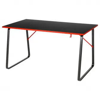 IKEA HUVUDSPELARE Birou de gaming, negru, 140x80 cm
