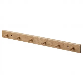 IKEA HÖVOLM Cuier 6 carlige, stejar