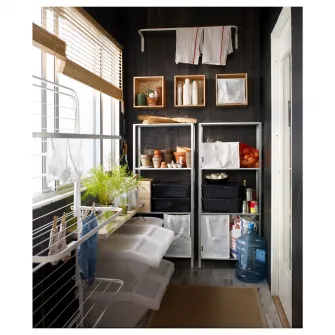 IKEA HYLLIS Etajera, interior/exterior, 60x27x140 cm