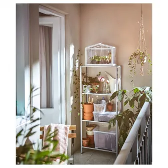 IKEA HYLLIS Etajera, interior/exterior, 60x27x140 cm
