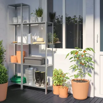 IKEA HYLLIS Etajera interior/exterior, 100x27x140-183 cm
