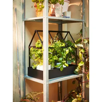 IKEA HYLLIS Etajera interior/exterior, 100x27x74-183 cm