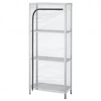 IKEA HYLLIS Husa, trnsp interior/exterior, 60x27x140 cm