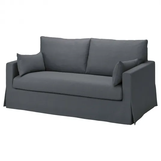 IKEA HYLTARP Canapea extensibila 2 locuri, Gransel gri