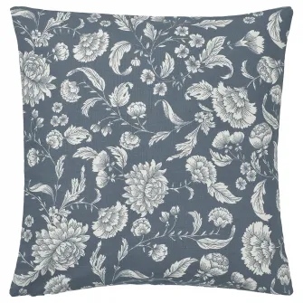 IKEA IDALINNEA Fata perna, gri inchis-albastru, 50x50 cm