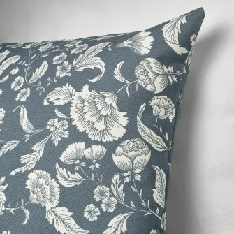 IKEA IDALINNEA Fata perna, gri inchis-albastru, 50x50 cm