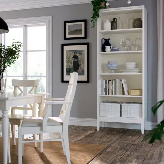 IKEA IDANÄS Biblioteca, alb, 81x39x211 cm