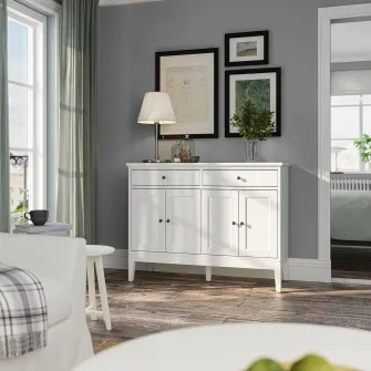 IKEA IDANÄS Bufet, alb, 124x50x95 cm