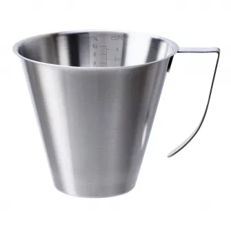 IKEA IDEALISK Pahar gradat, gradat/inox, 1 l