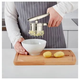 IKEA IDEALISK Presa cartofi, inox