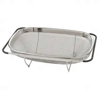 IKEA IDEALISK Sita, inox/negru, 34x23 cm