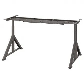 IKEA IDÅSEN Cadru blat, gri inchis, 146x67x76 cm