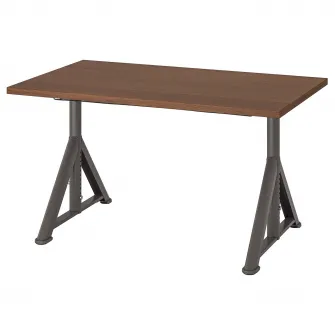 IKEA IDÅSEN Birou, maro/gri inchis, 120x70 cm