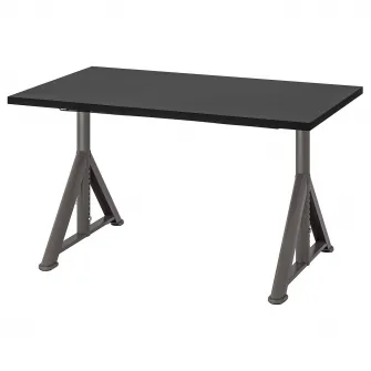 IKEA IDÅSEN Birou, negru/gri inchis, 120x70 cm