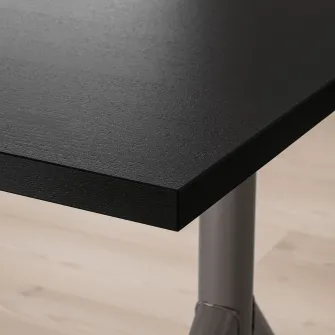 IKEA IDÅSEN Birou, negru/gri inchis, 120x70 cm