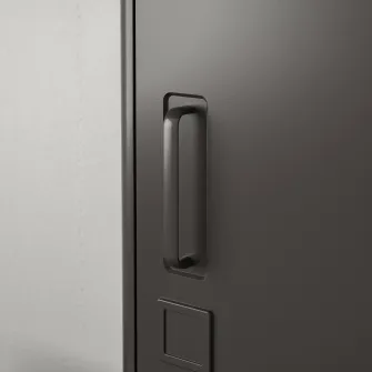 IKEA IDÅSEN Corp inalt/sertar/usi, gri inchis, 45x172 cm