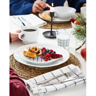 IKEA IHÅLLIG Suport farfurie, natr/alge marine, 37 cm
