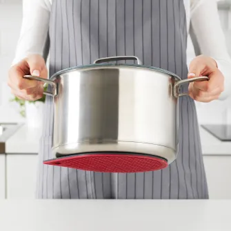 IKEA IKEA 365+ GUNSTIG Suport oala/cratita, magnetic, rosu/gri inchis