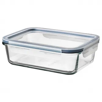 IKEA IKEA 365+ Caserola cu capac, dreptunghiular sticla/plastic, 1.0 l