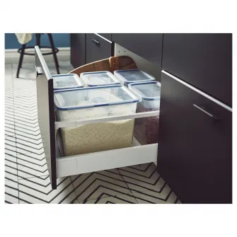 IKEA IKEA 365+ Caserola cu capac, dreptunghiular/plastic, 10.6 l