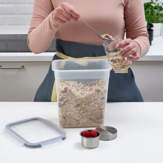 IKEA IKEA 365+ Caserola cu capac, dreptunghiular/plastic, 4.2 l