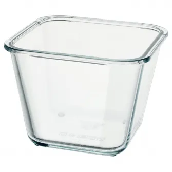 IKEA IKEA 365+ Caserola, patrat/sticla, 1.2 l