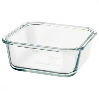IKEA IKEA 365+ Caserola, patrat/sticla, 600 ml