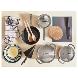 IKEA IKEA 365+ Cratita cu capac, inox, 2.0 l