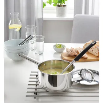 IKEA IKEA 365+ Cratita cu capac, inox, 2.0 l