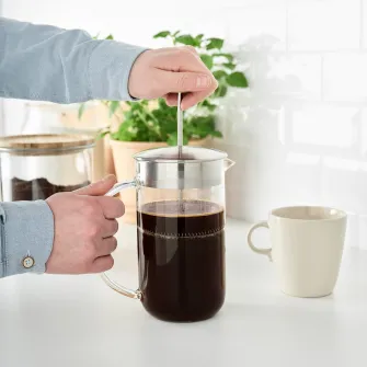 IKEA IKEA 365+ Filtru cafea/ceai, sticla transparenta/inox, 1 l