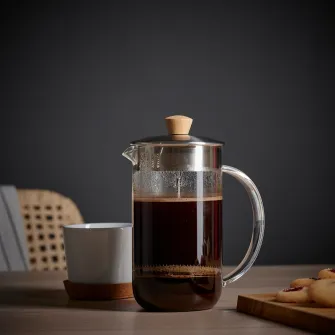 IKEA IKEA 365+ Filtru cafea/ceai, sticla transparenta/inox, 1 l