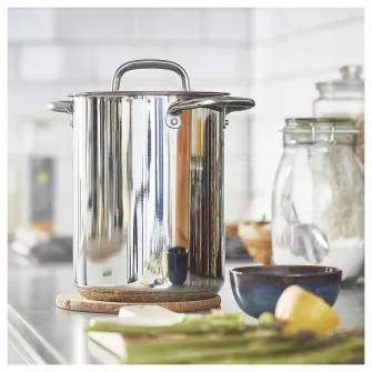 IKEA IKEA 365+ Oala cu accesoriu, inox, 5.0 l