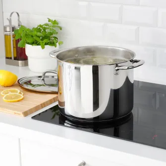 IKEA IKEA 365+ Oala cu capac, inox, 8.0 l