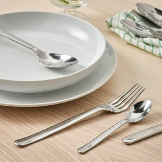 IKEA IKEA 365+ Set tacamuri, 56 piese, inox