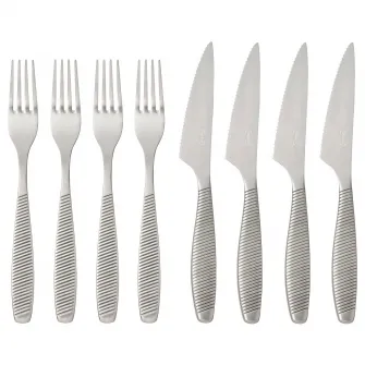 IKEA IKEA 365+ Set tacamuri friptura, 8 piese, inox