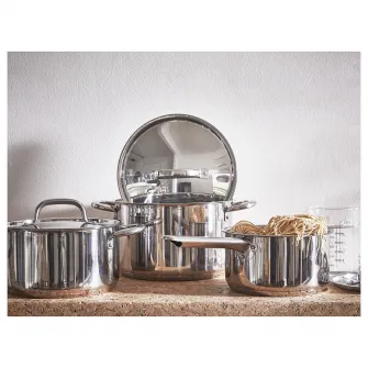 IKEA IKEA 365+ Set vase, 6 piese, inox